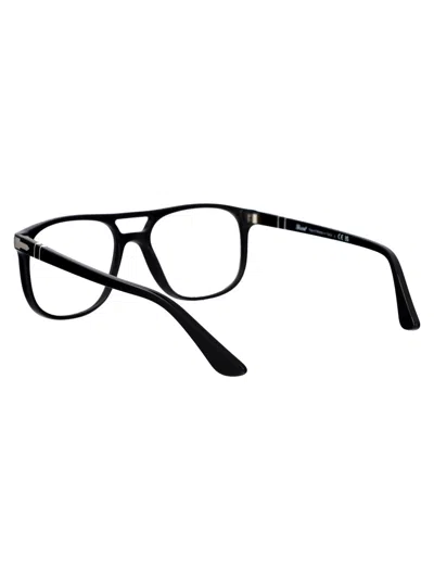 Persol Black Acetate Optical Glasses In Black