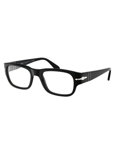 Persol Black Acetate Optical Glasses In Black