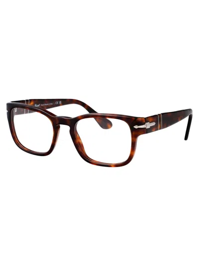 Persol Havana Acetate Optical Glasses In Brown