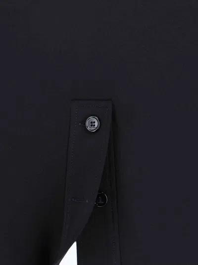 Courrèges Logo Mini Skirt In Black