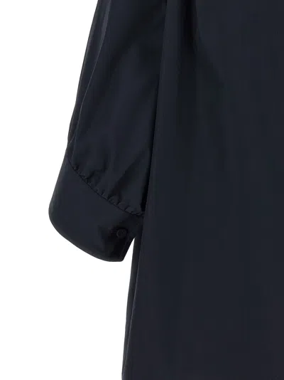 Jil Sander Cotton Shirt Short Sleeves Collared Cuffed In Blue