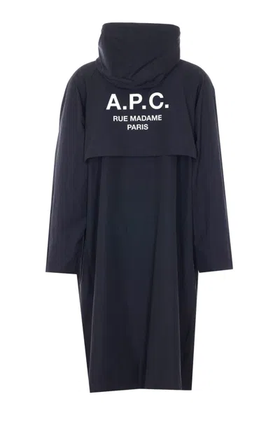 Apc A.p.c. Men Kim Parka In Blue