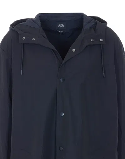 Apc A.p.c. Men Kim Parka In Blue