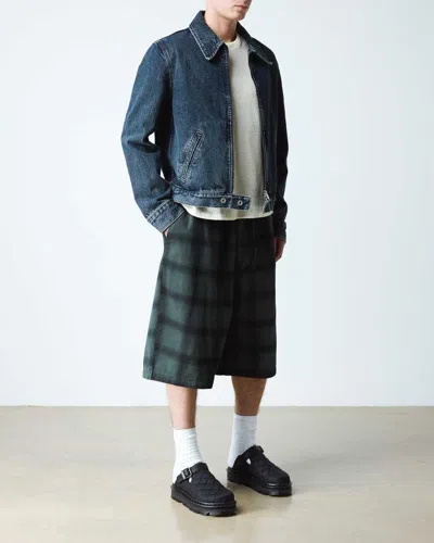 Dr. Martens Zebzag Quilted Canvas Platform Mules In Black