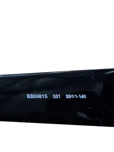 Pre-owned Balenciaga Shield Square-frame Sunglasses In Black