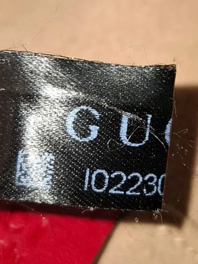Pre-owned Gucci Quilted Backpack In Red