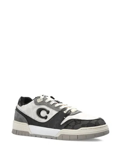 Coach Soho Signature Black Chalk Trainers In Multi