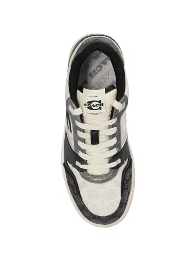 Coach Soho Signature Black Chalk Trainers In Multi