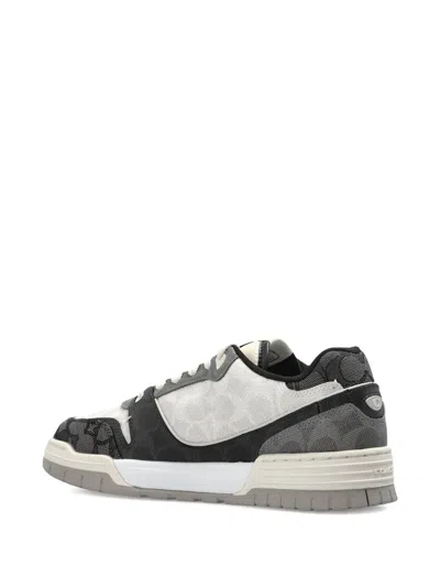 Coach Soho Signature Black Chalk Trainers In Multi