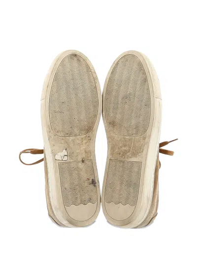 Pre-owned Common Projects Original Achilles Suede Sneakers In Neutral
