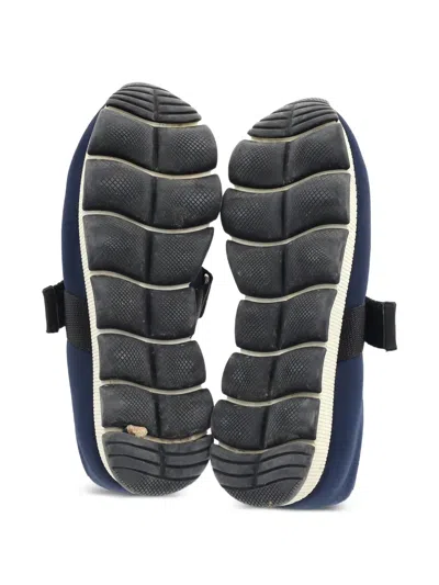 Pre-owned Prada Slip-ons Sneakers In Blue