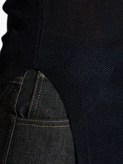 Lemaire Side-slit T-shirt In Black