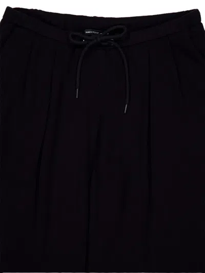 James Perse Drawstring Track Pants In Black