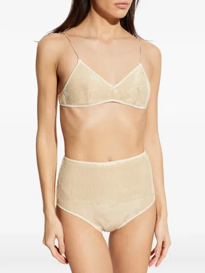 Oseree Sequin Bikini In Brown