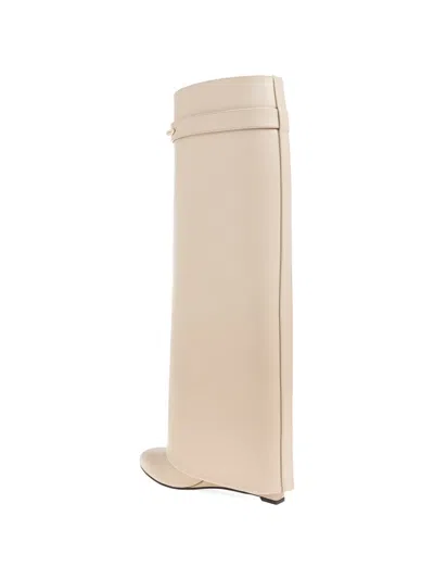 Givenchy Shark 95 Leather Knee-high Boots In Multi