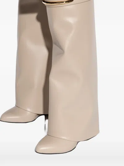 Givenchy Shark 95 Leather Knee-high Boots In Multi