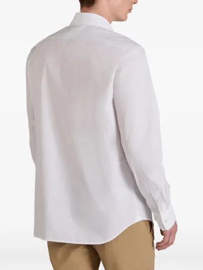 Glanshirt Buttoned Poplin Shirt In White