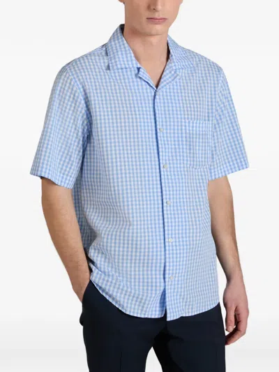 Glanshirt Checked Shirt In Blue