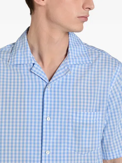 Glanshirt Checked Shirt In Blue
