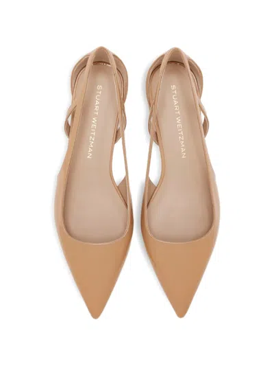 Stuart Weitzman Pointed-toe Ballet Flats In Multi
