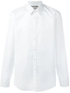 Gucci Slim-fit Cotton-poplin Shirt In Bianco