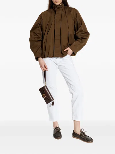 Moschino Distressed Denim Jeans In White