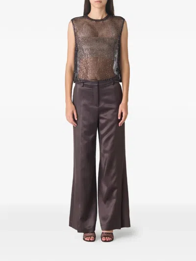 Twp Taite Side-panel Pants In Black