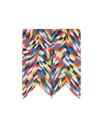 Issey Miyake Multicolor Dancing Square Scarf In Multi
