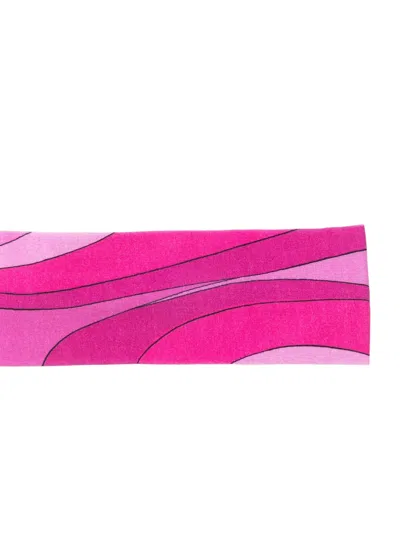 Pucci Junior Patterned Head Band In Pink