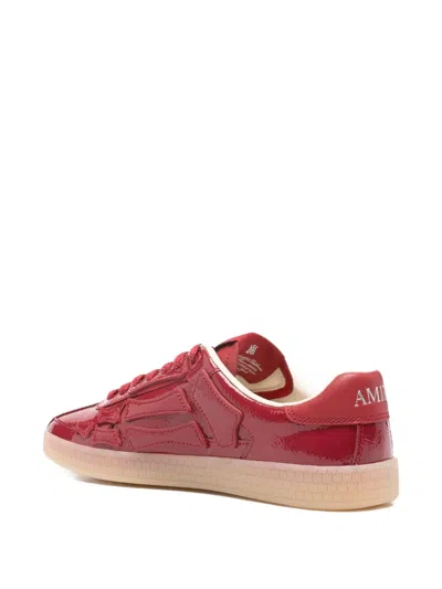 Amiri Red Pacific Bones Sneakers In Red