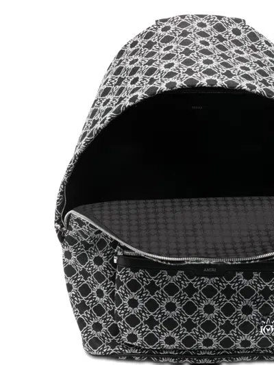 Amiri Ma Quad Patterned Backpack In Black