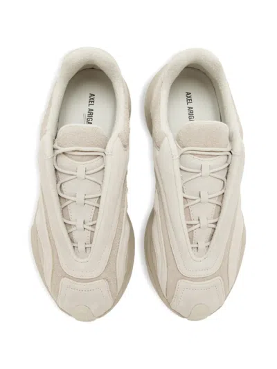 Axel Arigato Men Satellite Runner Suede And Leather Low-top Sneakers In Brown