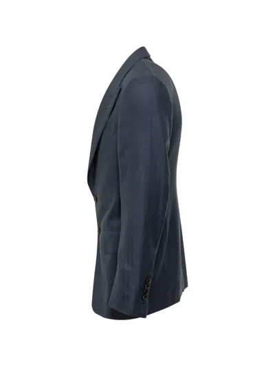 Tom Ford Single-breasted Blazer In Blue