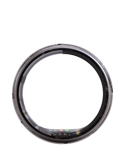 Diesel Logo-embossed Smart Ring In Gray