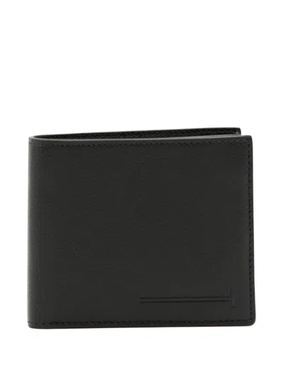 Tom Ford Logo Printed Wallet In Black
