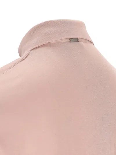 Herno Light And Natural Mini T-shirt For Men In Pink