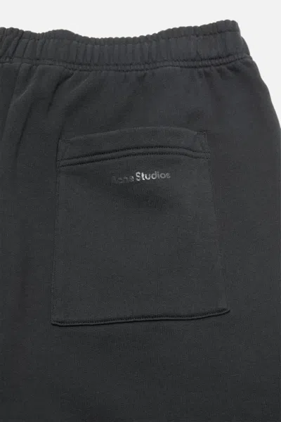 Acne Studios Fleece Shorts In Black