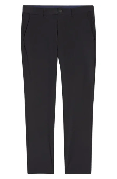 Mizzen + Main Helmsman Slim Fit Stretch Flat Front Golf Pants In Blue