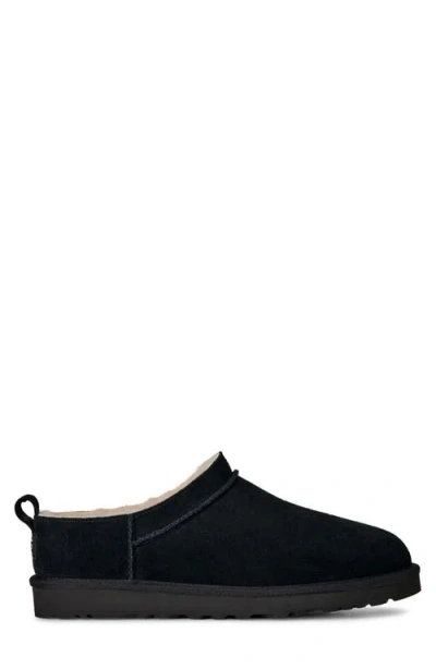 Ugg M Classic Micro Suede Sandals In Black