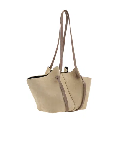 Yuzefi Large Mochi Suede Tote Bag In Multi