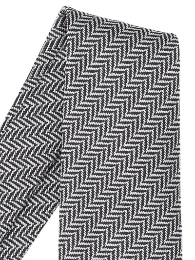 Tom Ford Geometric Pattern Tie In Gray