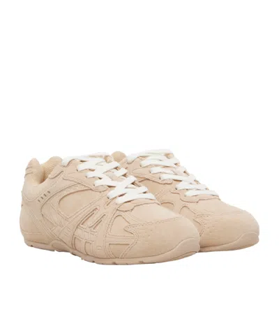 Marc Jacobs The Suede 72 Spring Sneakers In Nude