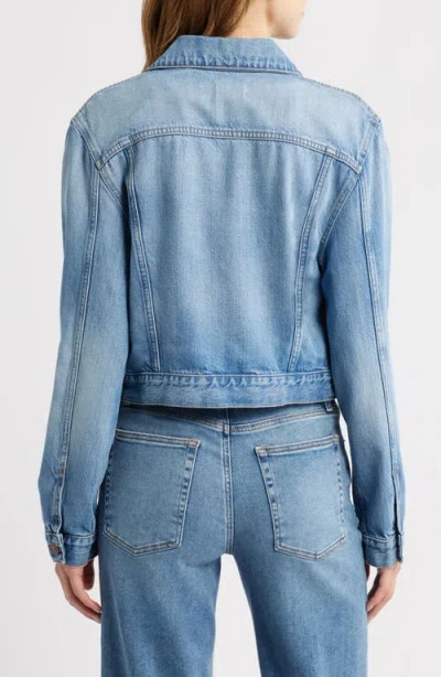 Frame The Off Duty Denim Trucker Jacket In Blue