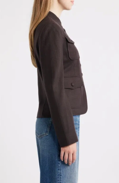 Rag & Bone Buttoned Pocket Jacket In Brown