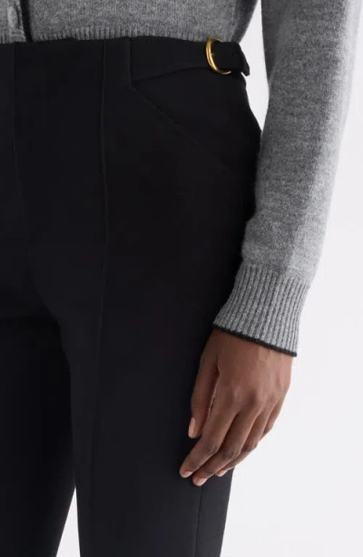 Chloé Tailored Wool Crepe Capri Pants In Black