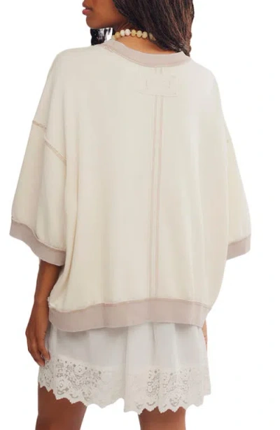 Free People Everything Pullover Sweater In White
