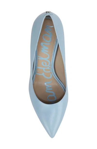 Sam Edelman Hazel Pointed Toe Pump In Blue