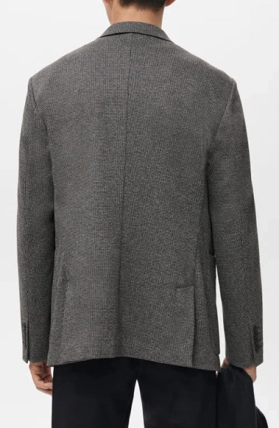 Mango Slim Fit Blazer In Black