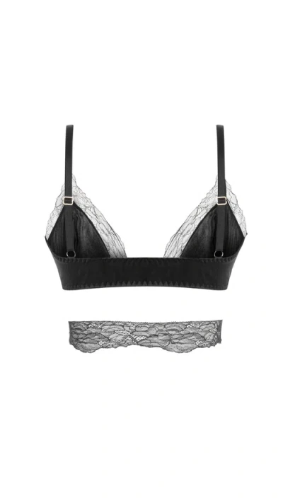 Mers Silk Clara Bra In Black