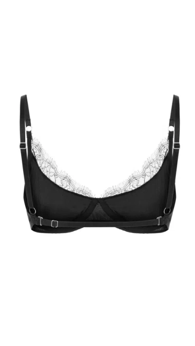 Mers Silk Wildy Bra In Black
